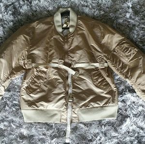 Studio Seven Bomber Jacket Sz Large Excellent Cond